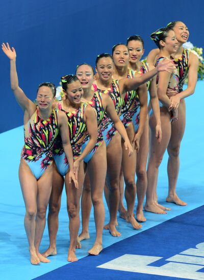 2015 FINA World Championships. Synchronized swimming. Women's team free final