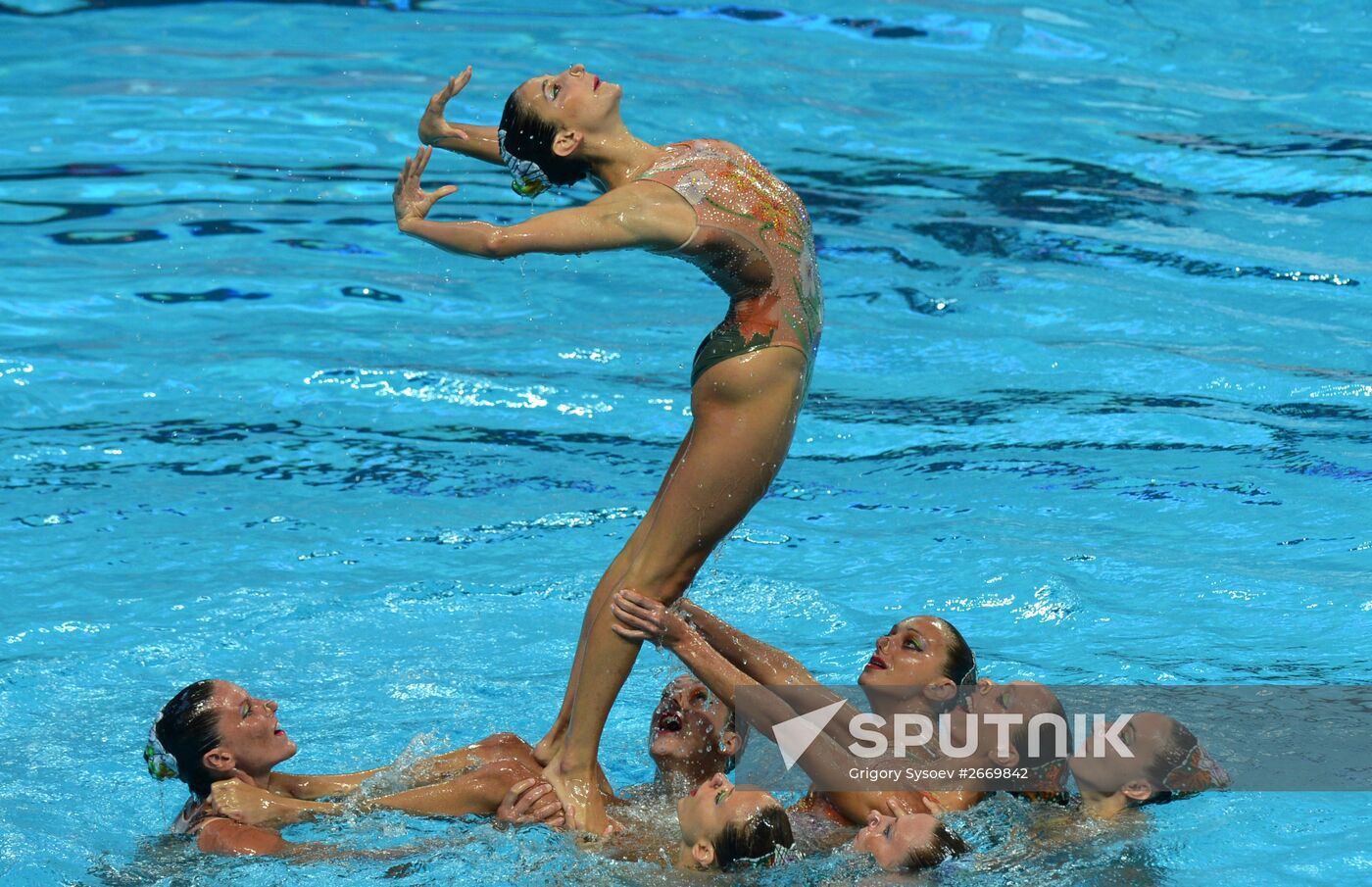 2015 FINA World Championships. Synchronized swimming. Women's team free final