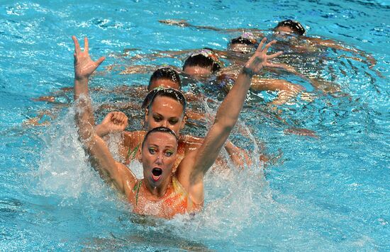 2015 FINA World Championships. Synchronized swimming. Women's team free final