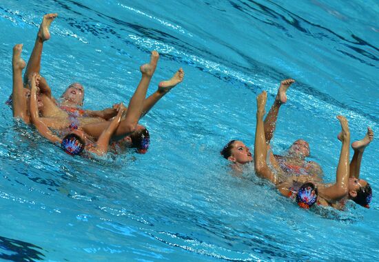 2015 FINA World Championships. Synchronized swimming. Women's team free final