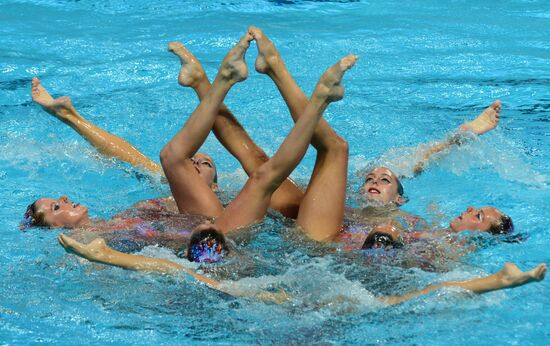 2015 FINA World Championships. Synchronized swimming. Women's team free final