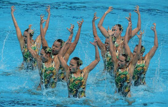 2015 FINA World Championships. Synchronized swimming. Women's team free final