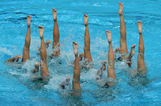 2015 FINA World Championships. Synchronized swimming. Women's team free final