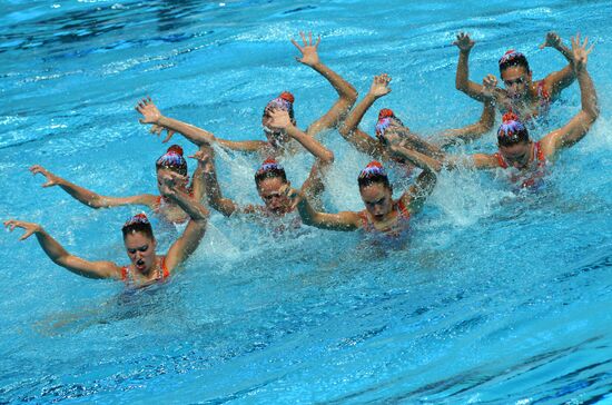 2015 FINA World Championships. Synchronized swimming. Women's team free final
