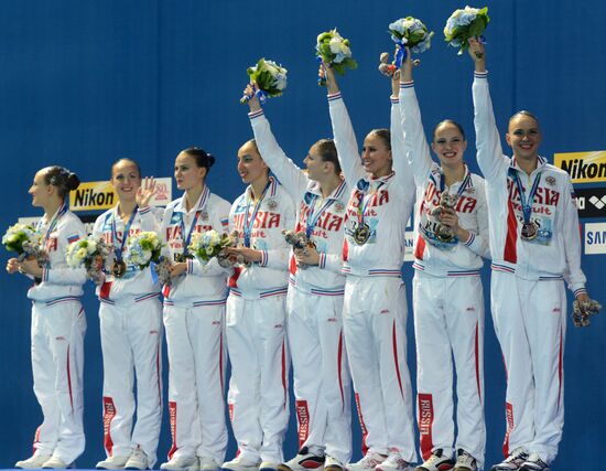 2015 FINA World Championships. Synchronized swimming. Women's team free final