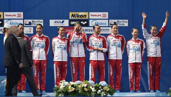 2015 FINA World Championships. Synchronized swimming. Women's team free final