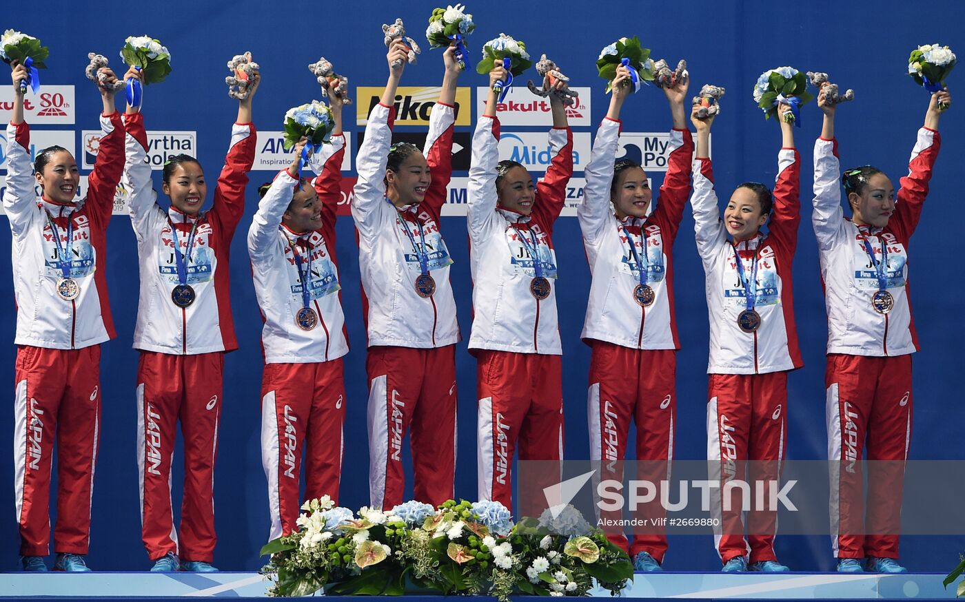 2015 FINA World Championships. Synchronized swimming. Women's team free final