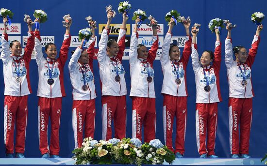 2015 FINA World Championships. Synchronized swimming. Women's team free final