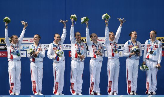 2015 FINA World Championships. Synchronized swimming. Women's team free final