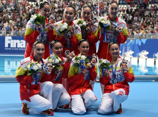 2015 FINA World Championships. Synchronized swimming. Women's team free final
