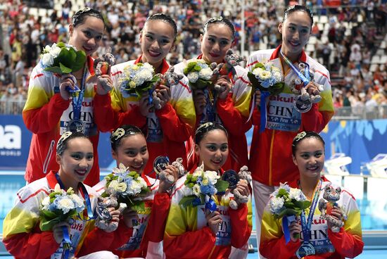 2015 FINA World Championships. Synchronized swimming. Women's team free final