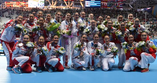 2015 FINA World Championships. Synchronized swimming. Women's team free final