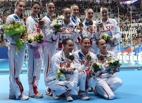 2015 FINA World Championships. Synchronized swimming. Women's team free final