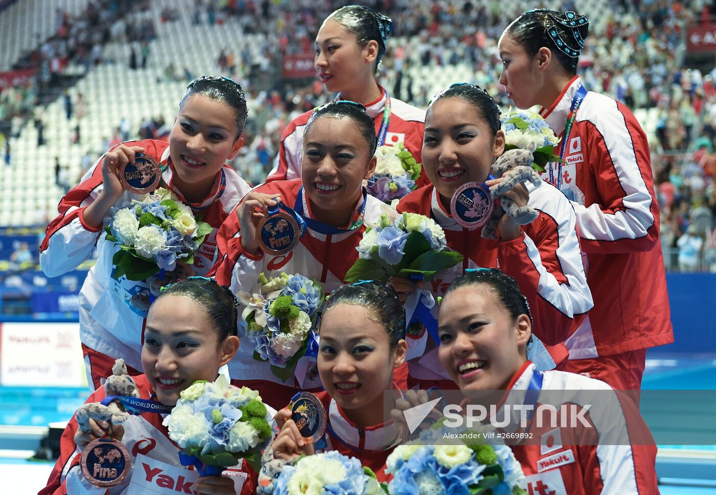 2015 FINA World Championships. Synchronized swimming. Women's team free final
