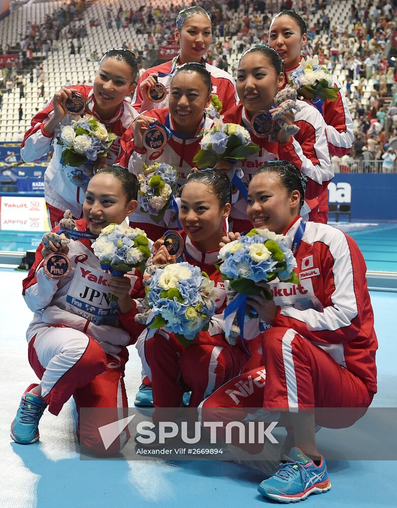 2015 FINA World Championships. Synchronized swimming. Women's team free final