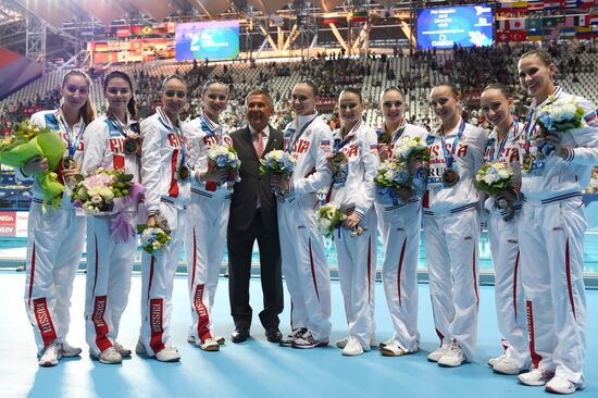 2015 FINA World Championships. Synchronized swimming. Women's team free final