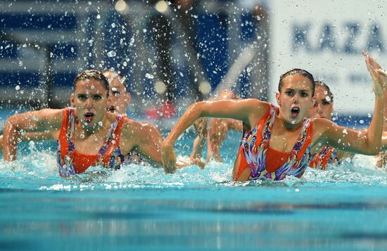 2015 FINA World Championships. Synchronized swimming. Women's team free final
