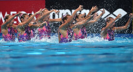 2015 FINA World Championships. Synchronized swimming. Women's team free final