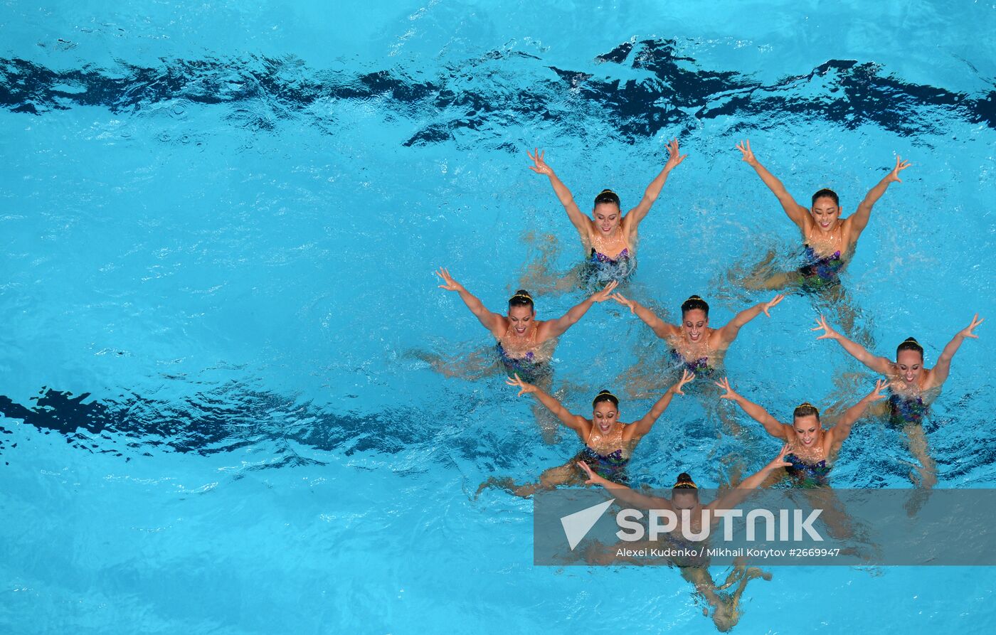 2015 FINA World Championships. Synchronized swimming. Women's team free final
