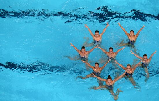 2015 FINA World Championships. Synchronized swimming. Women's team free final