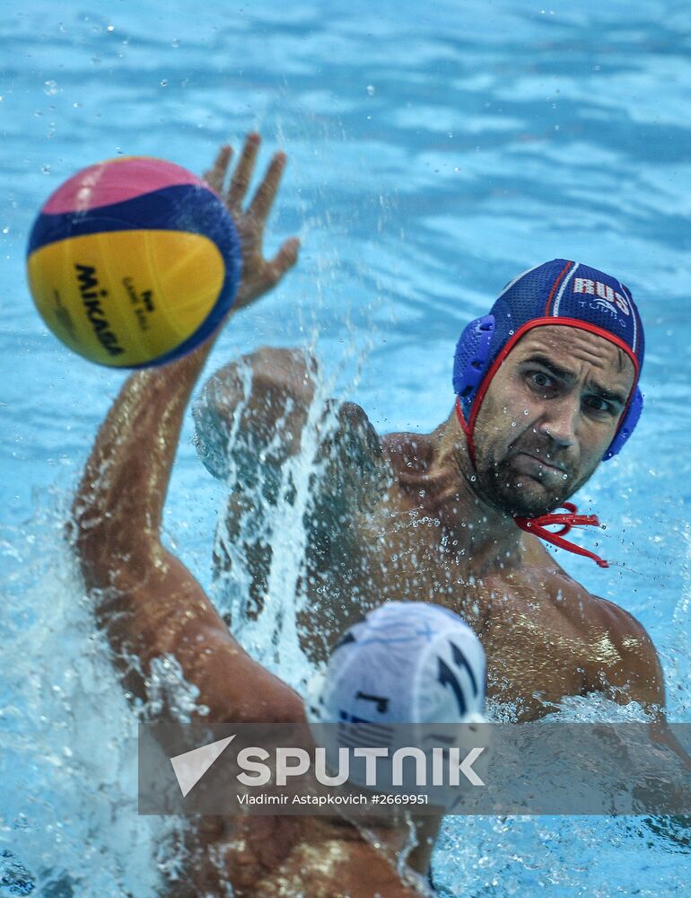 FINA World Championships 2015. Men's water polo. Greece vs Russia
