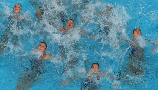 2015 FINA World Championships. Synchronized swimming. Women's team free final