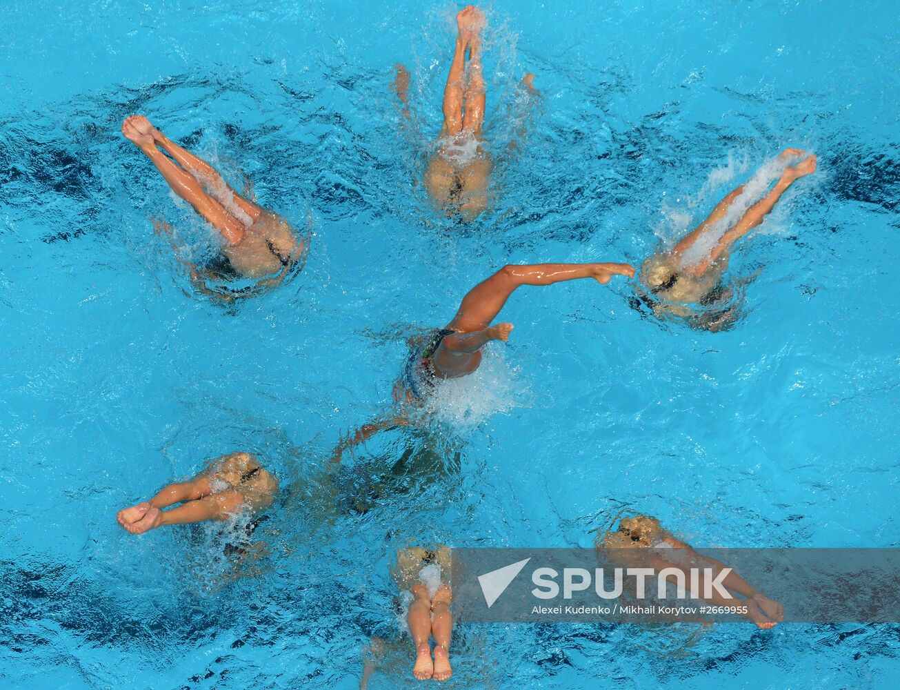 2015 FINA World Championships. Synchronized swimming. Women's team free final