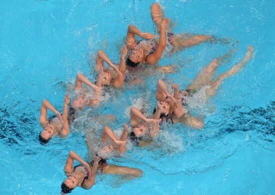 2015 FINA World Championships. Synchronized swimming. Women's team free final