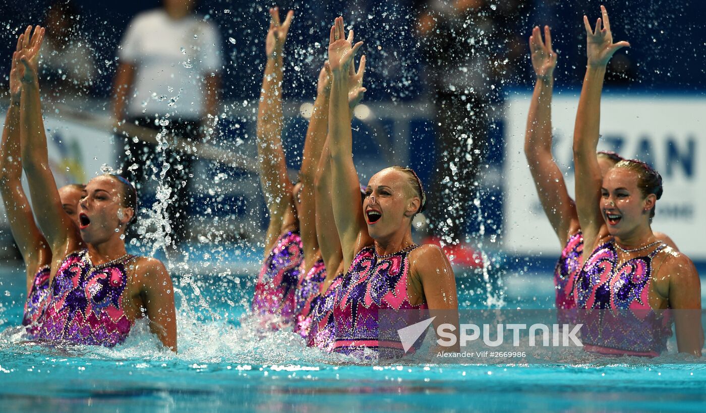 2015 FINA World Championships. Synchronized swimming. Women's team free final