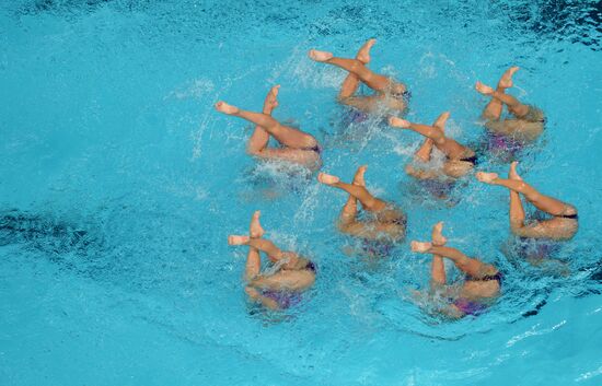 2015 FINA World Championships. Synchronized swimming. Women's team free final
