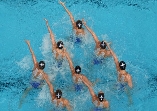 2015 FINA World Championships. Synchronized swimming. Women's team free final