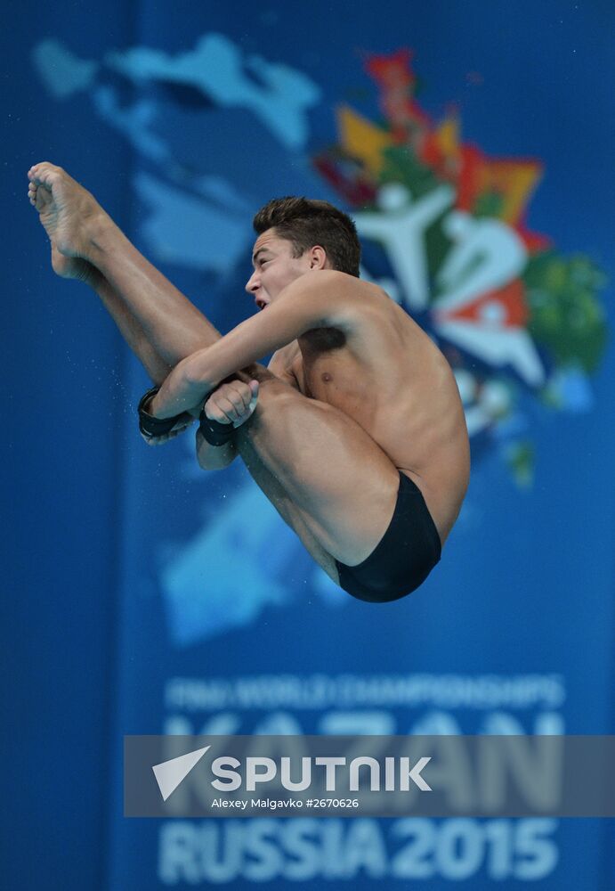 FINA World Championship 2015. Diving. Men. 10m platform semifinal