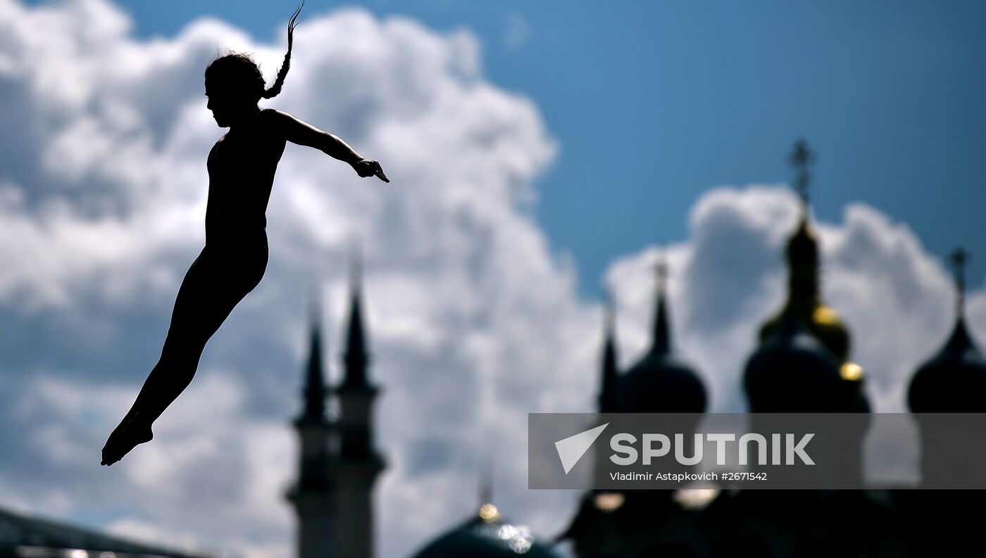 FINA 2015 World Championships. High Diving. Training sessions