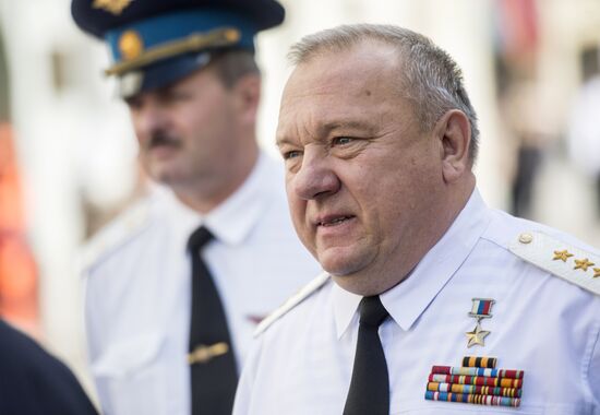 Marking Airborne Force's 85th anniversary on Moscow's Red Square