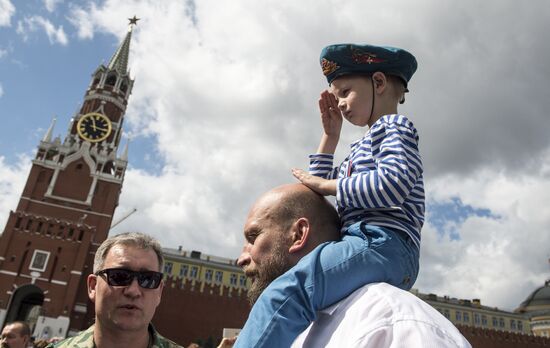 Airborne Force's 85th anniversary on Moscow's Red Square