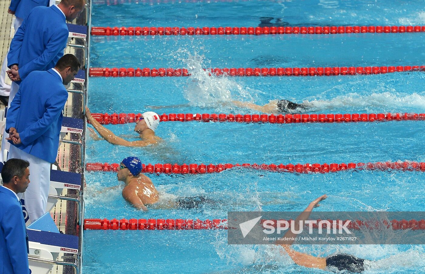 2015 FINA World Championships. Swimming. Day One. Evening Session