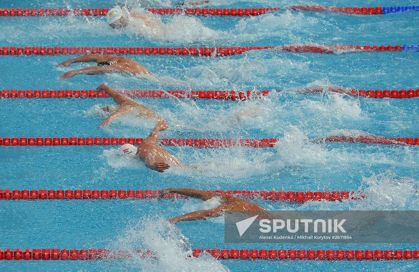 2015 FINA World Championships. Swimming. Day One. Evening Session