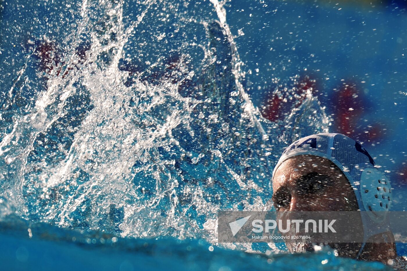 2015 World Aquatics Championships. Men's water polo. Brazil vs. United States