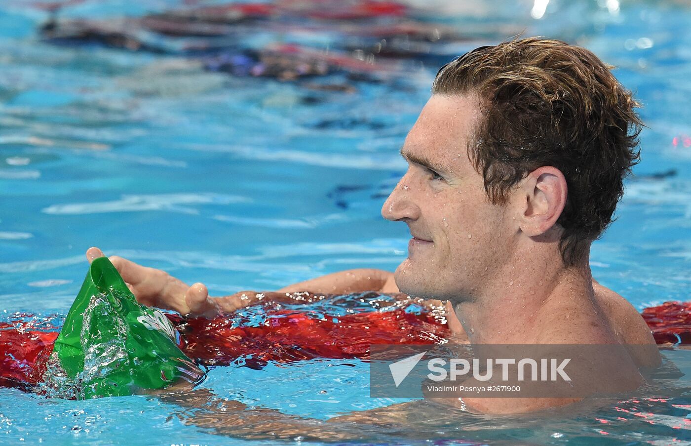 2015 FINA World Championships. Swimming. Day One. Evening Session