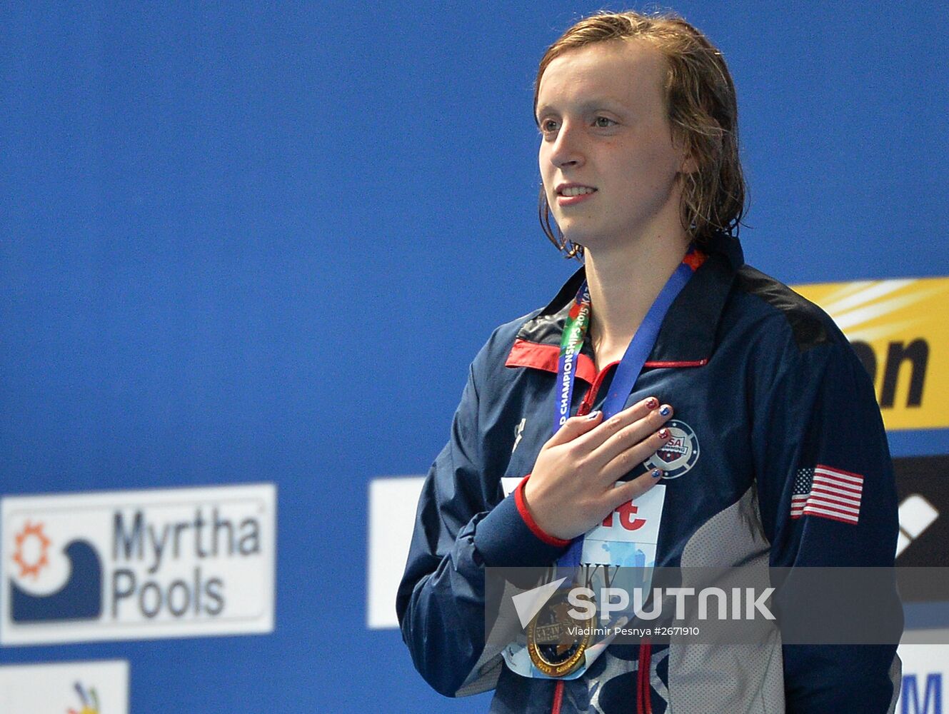 2015 FINA World Championships. Swimming. Day One. Evening Session