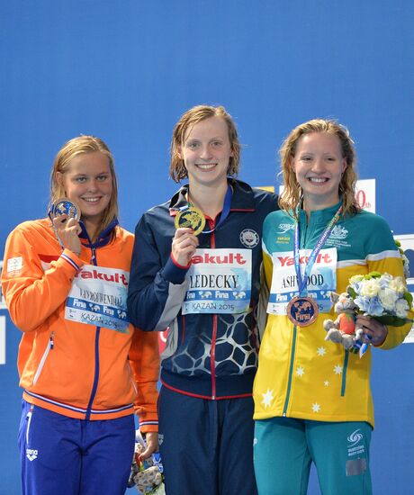 2015 FINA World Championships. Swimming. Day One. Evening Session