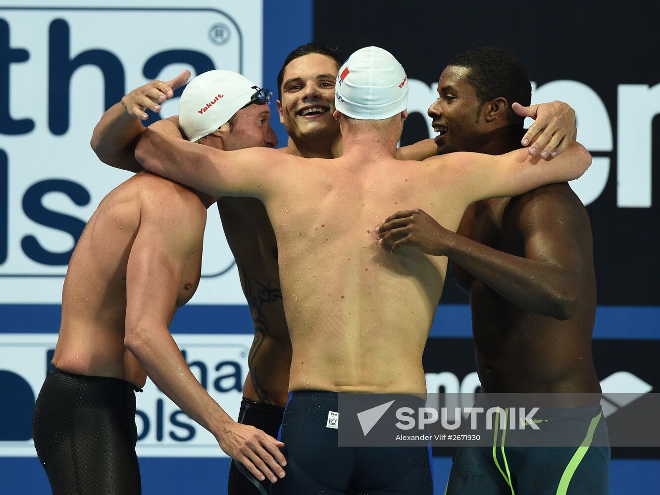 2015 FINA World Championships. Swimming. Day One. Evening Session