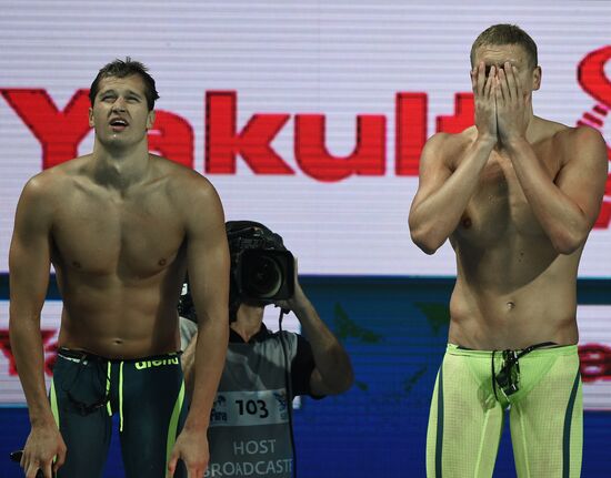 2015 FINA World Championships. Swimming. Day One. Evening Session