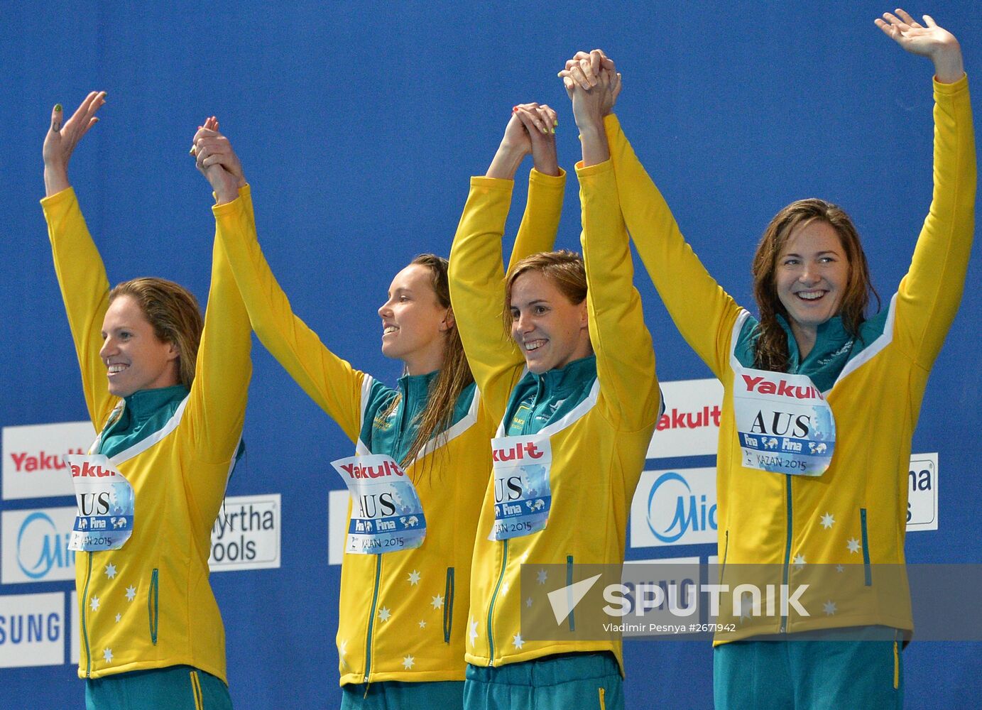 2015 FINA World Championships. Swimming. Day One. Evening Session