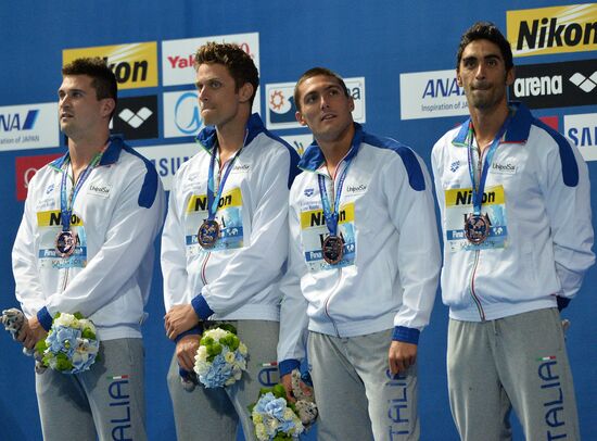 2015 FINA World Championships. Swimming. Day One. Evening Session