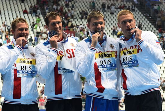 2015 FINA World Championships. Swimming. Day One. Evening Session