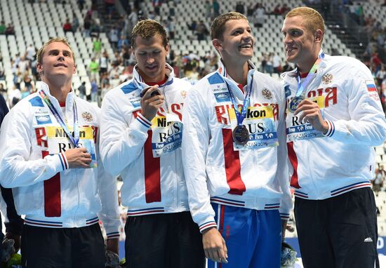 2015 FINA World Championships. Swimming. Day One. Evening Session