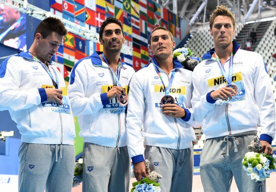 2015 FINA World Championships. Swimming. Day One. Evening Session