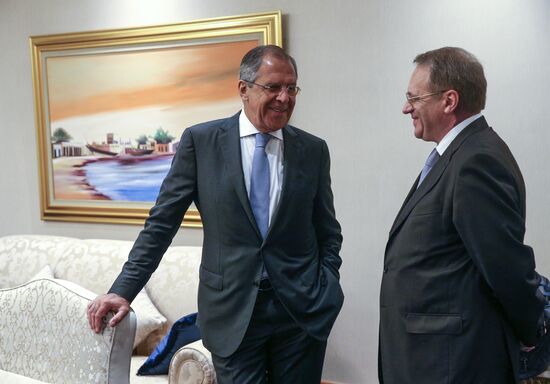 Russian Foreign Minister Sergei Lavrov's working visit to Qatar