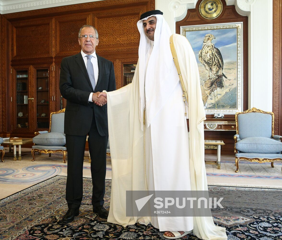 Russian Foreign Minister Sergei Lavrov's working visit to Qatar